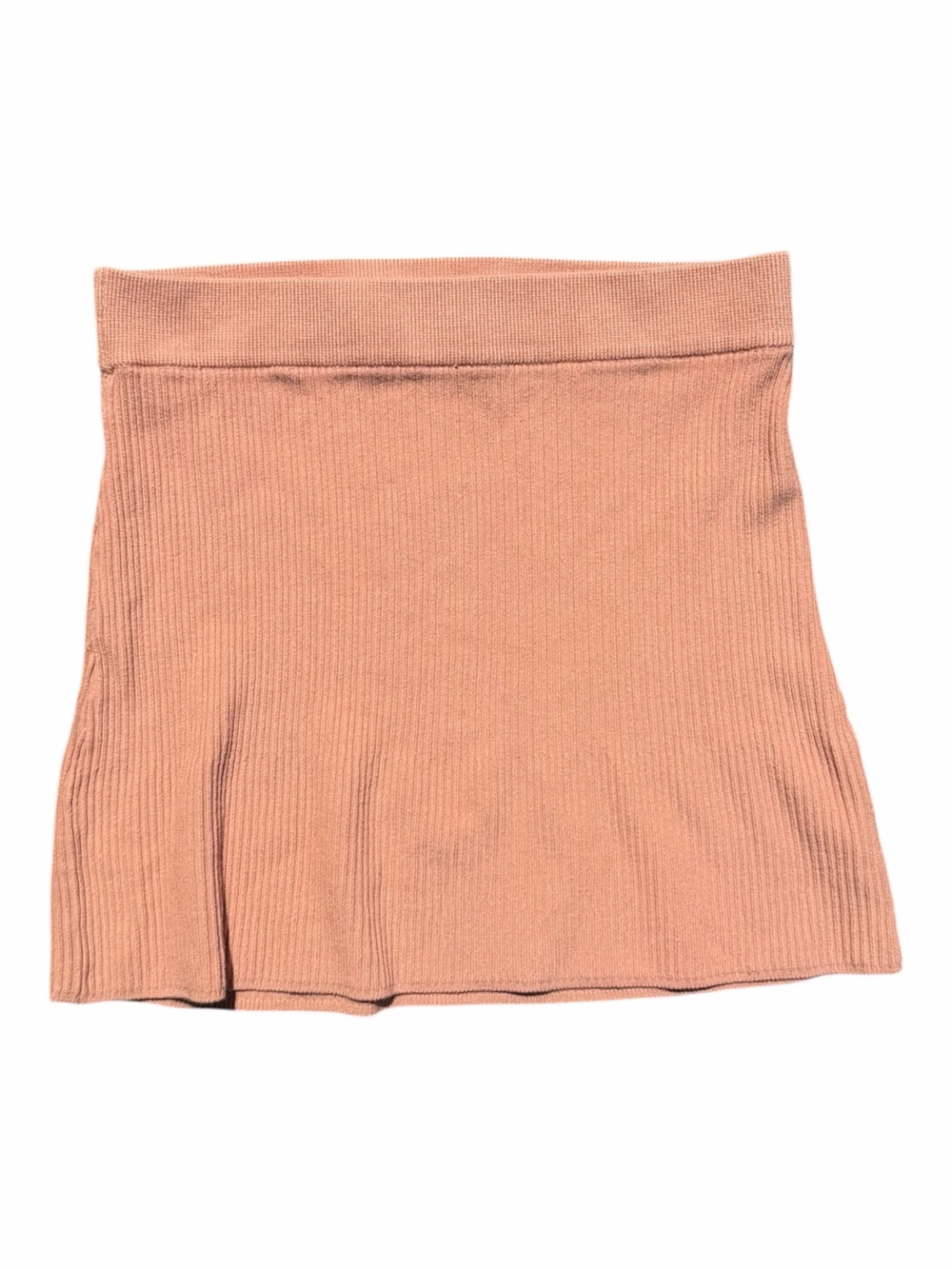 Intimately Free People Ribbed Knit Mini Skirt Women’s S Peach Y2K Balletcore